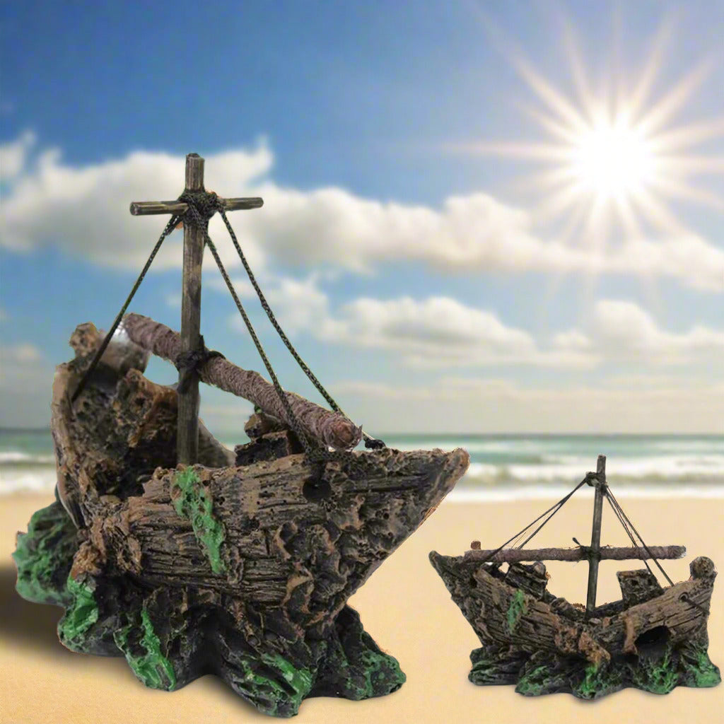 Ship Wreck Aquarium Decor – Buy Online India