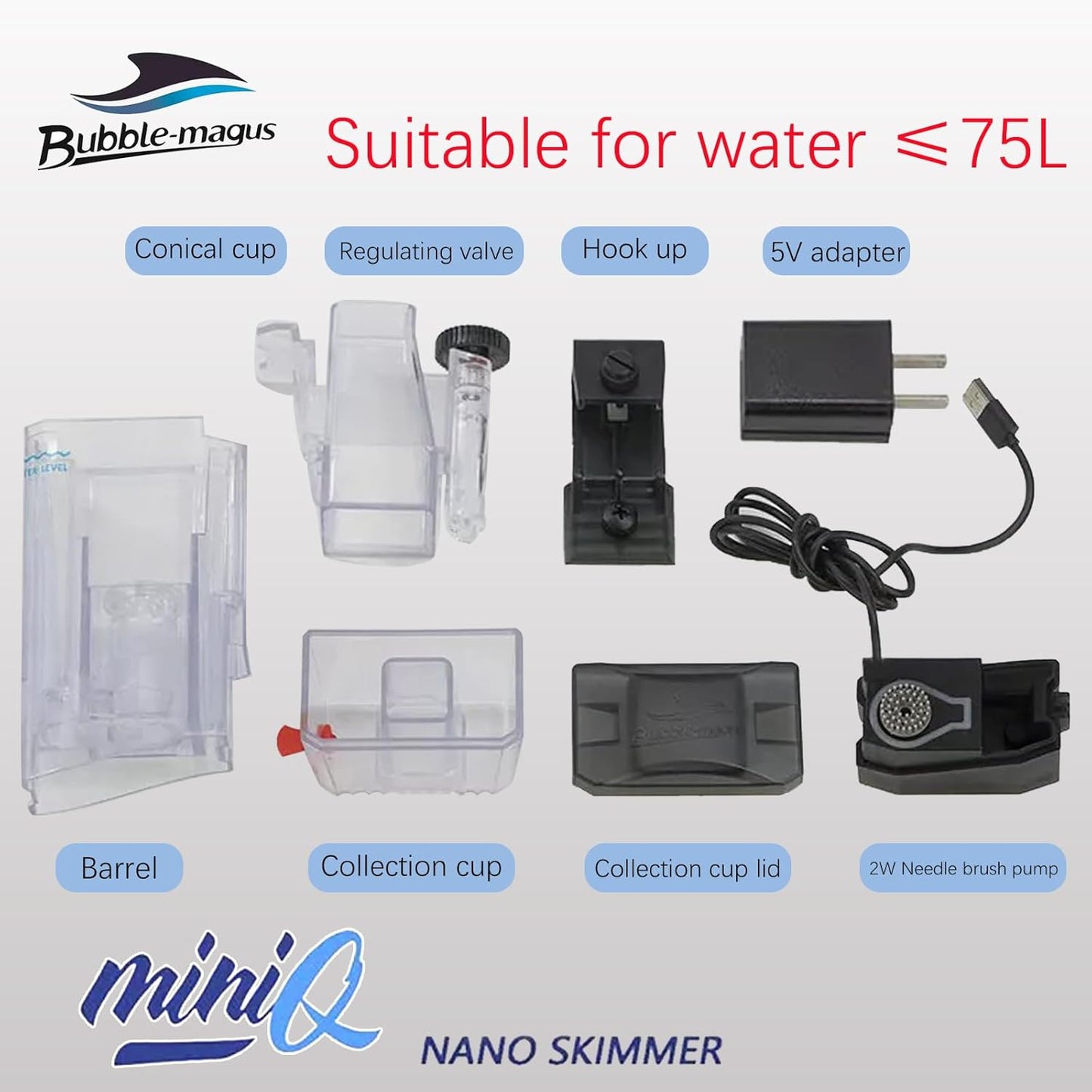 Bubble Magus Mini Q | Marine Protein skimmer