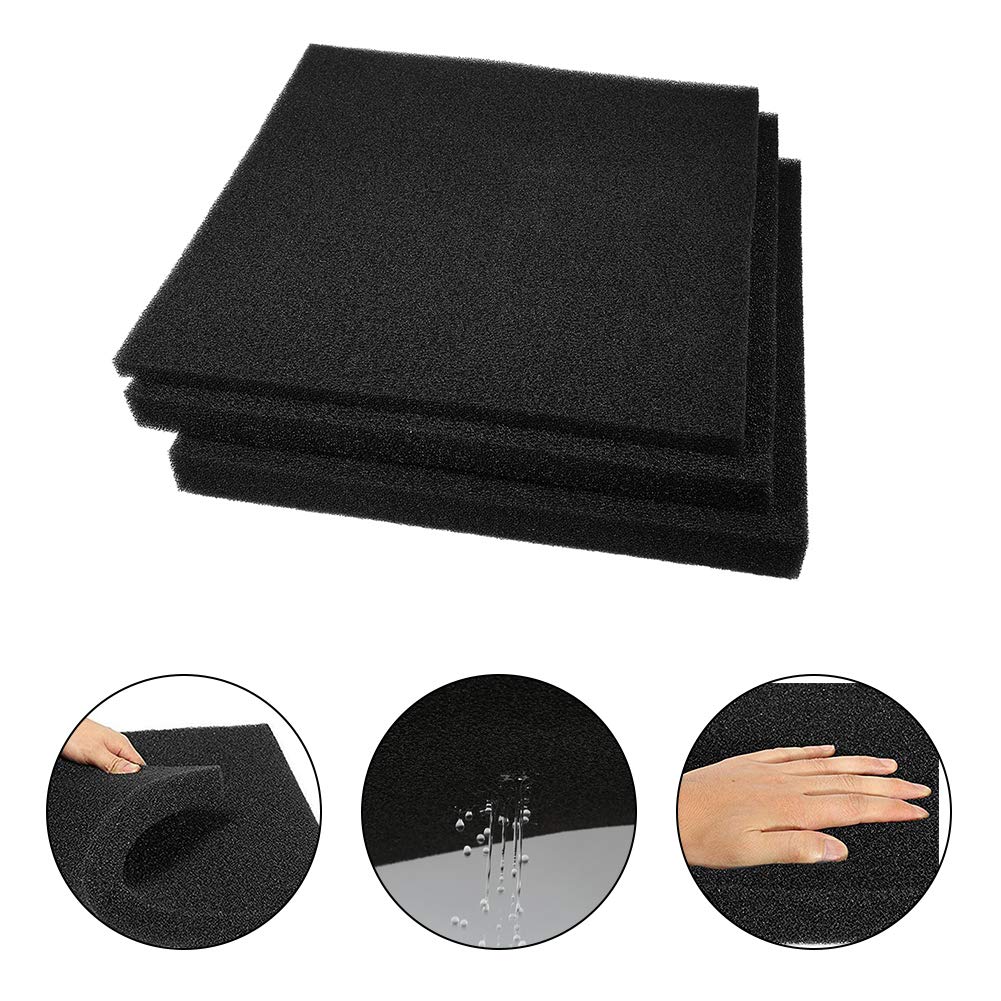 Black Biological Sponge | 2 feet x 2 feet x 2inch