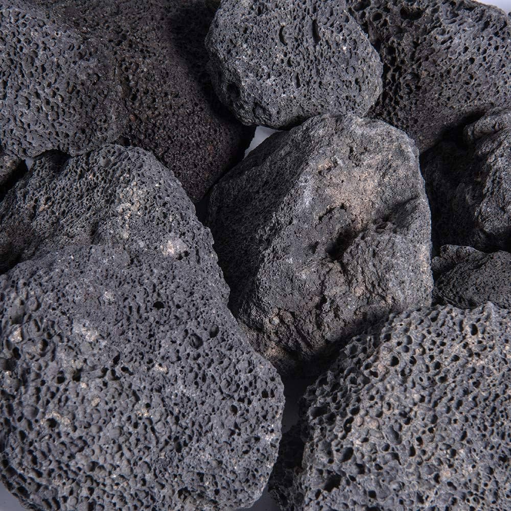 Black Lava Rock | Natural Aquarium Aquascaping Stone | 1kg