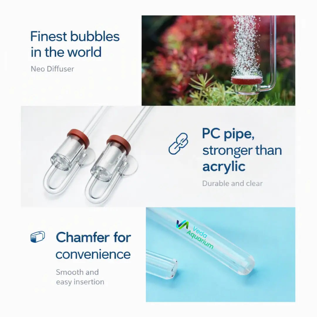 Chihiros Nano CO₂ Diffuser Medium | Premium Aquarium CO₂ Diffuser for Planted Tanks