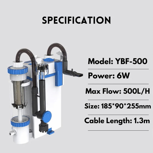 Sun Sun YBF 500 | Multi usage filteration system | External hangback canister