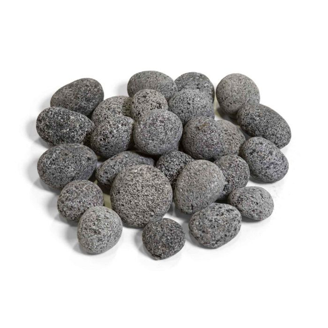 Black Lava Tumbled rocks | small
