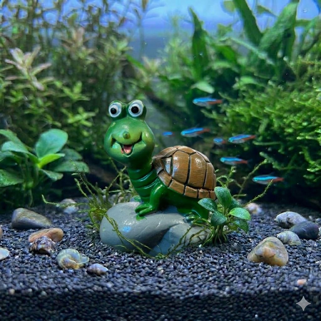 Turtle on rock | Decor