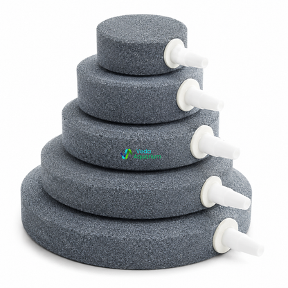Grey Disc Airstone small (ASC 40) | Fine Bubble Air Stone for Fish Tank Aeration