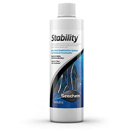 Seachem Stability, beneficial bacteria water conditioner for aquariums
