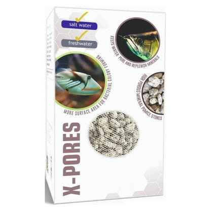 X pores Filter Media