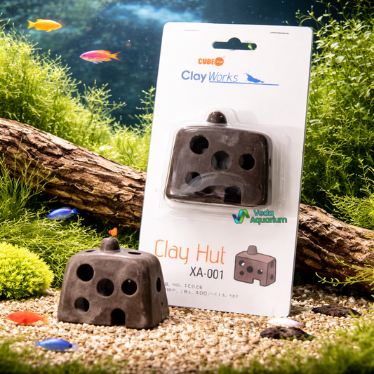 Cube one XA 001 | Clay Hut |  Clay Toy for aquarium