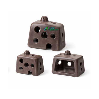 Cube one XA 001 | Clay Hut |  Clay Toy for aquarium