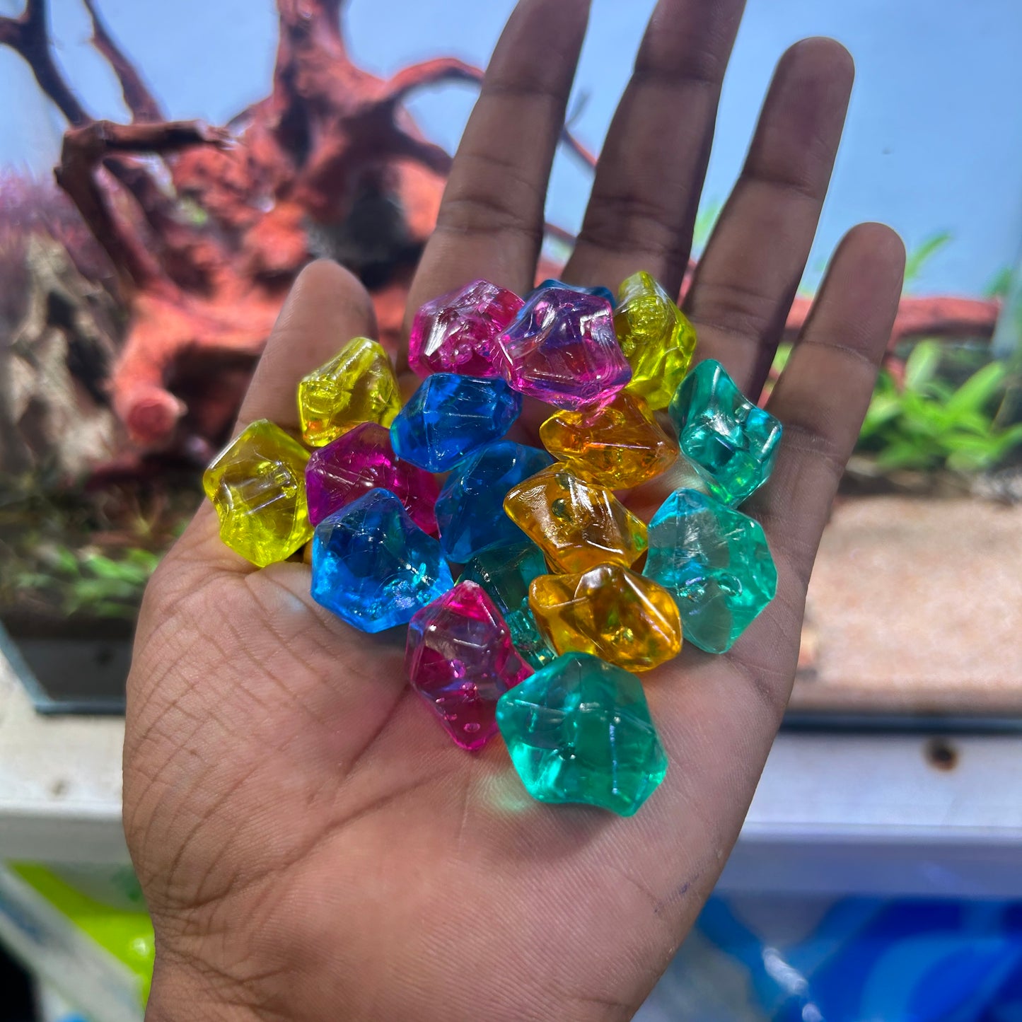Acrylic stones | Crystal stones | 100 Pcs | mixed colour
