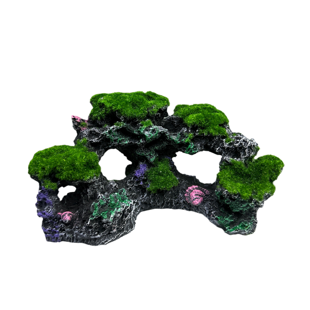 Moss Resin Toy Small (7 inch length by 4 inch height) – Veda Aquarium