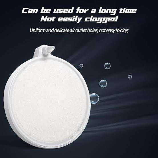 Round White Airstone (powder type)