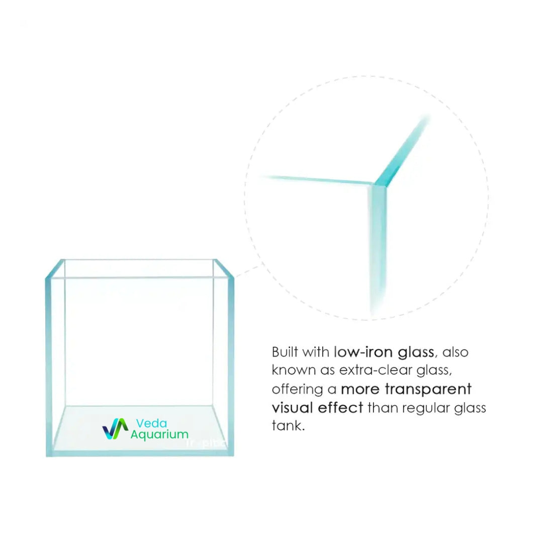 Crystal Clear Glass Aquarium | 90x45x45 cm - 10mm | Premium Fish Tank