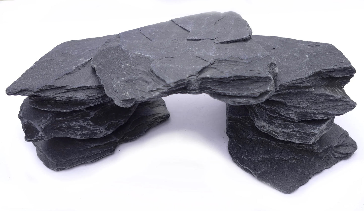 Grey Slate Stone | Natural Aquarium Aquascaping Rock