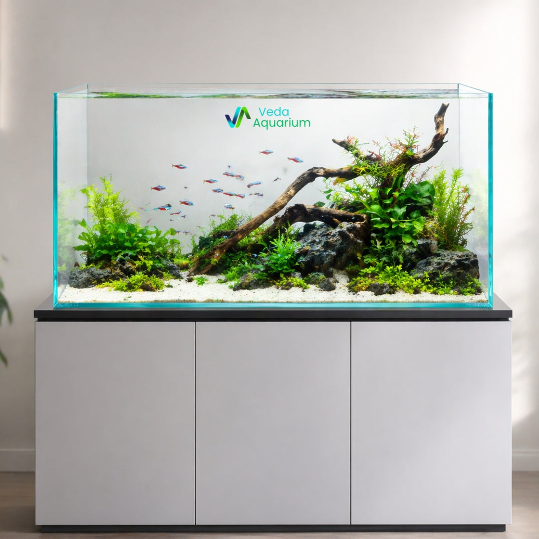 Crystal Clear Glass Aquarium | 90x45x45 cm - 10mm | Premium Fish Tank