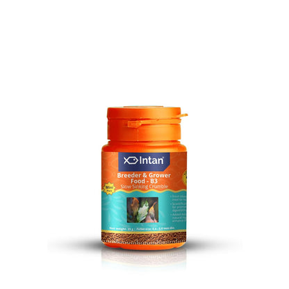 Intan Breeder & Grower Food | Premium High Protein Fish Food | 35g