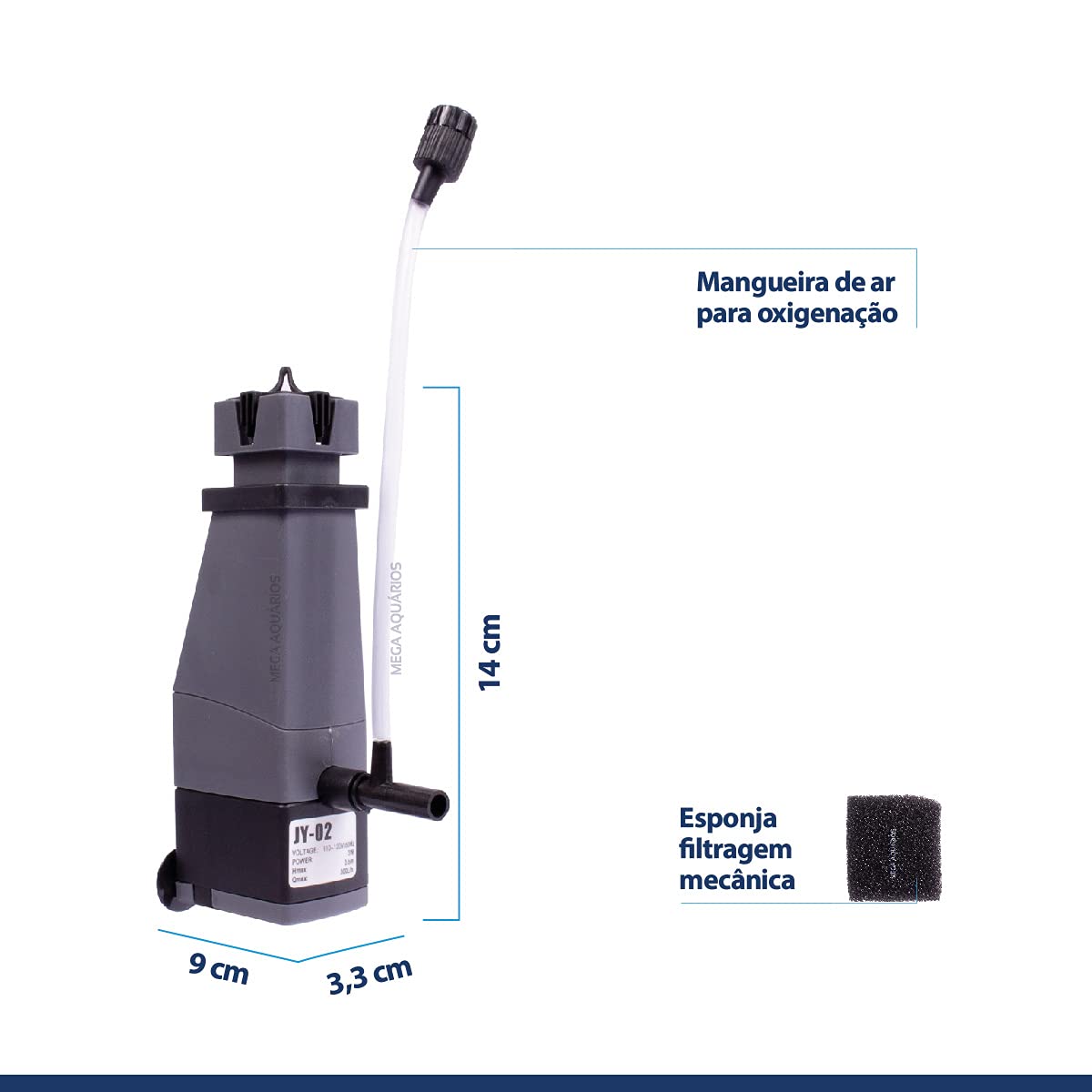 Sun Sun JY 02 Surface Skimmer | Fresh water skimmer