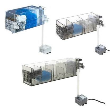 Multi section filter | Bio top filter| with media