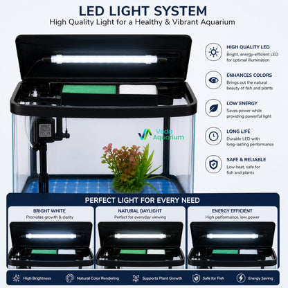 6 Litres Imported Aquarium Tank | Premium Crystal Clear Fish Tank