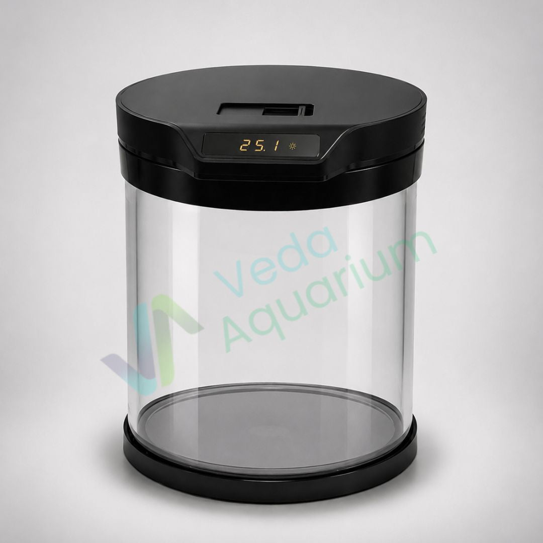 Bluepet Q6 Cylindrical Fish Tank | Modern Round Aquarium