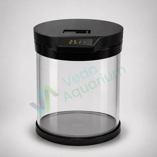 Bluepet Q6 Cylindrical Fish Tank | Modern Round Aquarium