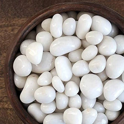 White Polished Stones | 1kg