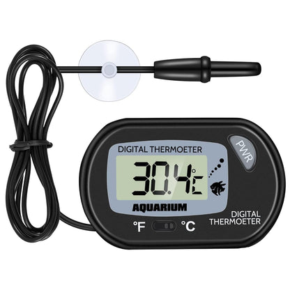 Digital Probe Thermometer for Aquarium | LCD Aquarium Temperature Monitor