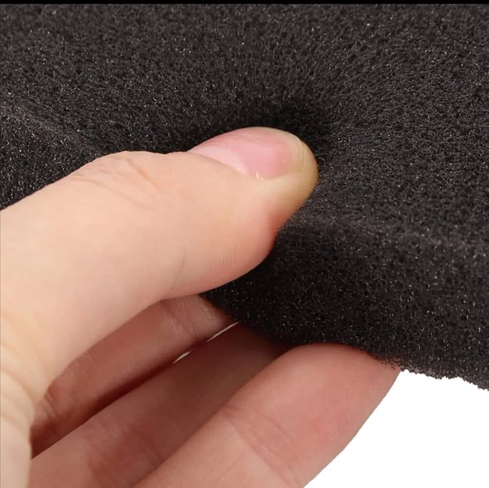 Black Biological Sponge | 2 feet x 2 feet x 2inch