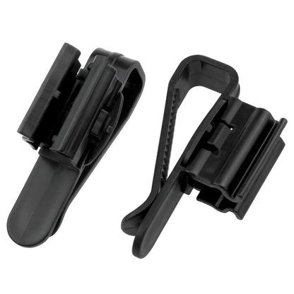 Vertical Pipe Fixing Clip Black (Pack of 2) | Aquarium Pipe Holder