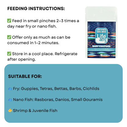 Artemia Gel Mix 15g | Life Aayuh Fish Food