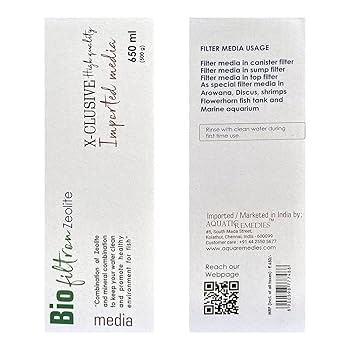 Bio filteron zeolite | filter media | Aquatic remedies