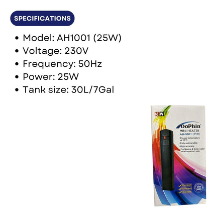 Dophin heater 25w