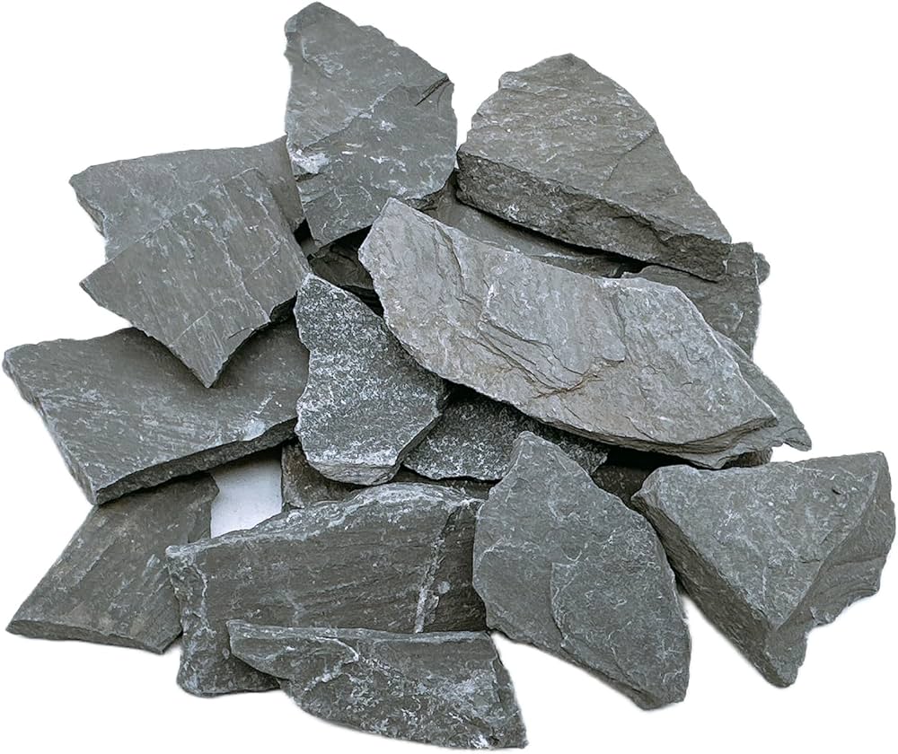 Grey Slate Stone | Natural Aquarium Aquascaping Rock