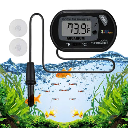 Digital Probe Thermometer for Aquarium | LCD Aquarium Temperature Monitor