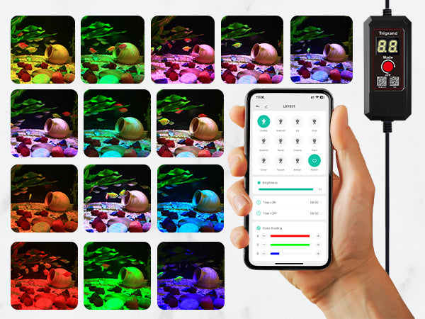 Deyao Spot light | Marine & Planted | App controlled light | Full Spectrum Led light