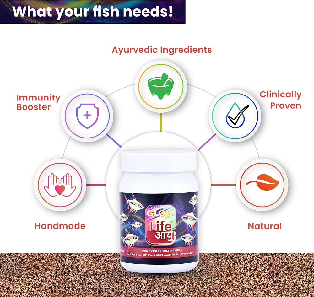 Life Aayuh Glow Fish Food 15g | Fish Food