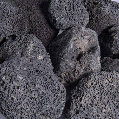 Black Lava Rock | Natural Aquarium Aquascaping Stone | 1kg