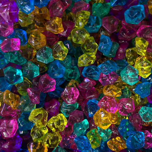 Acrylic stones | Crystal stones | 100 Pcs | mixed colour | Diamond stones