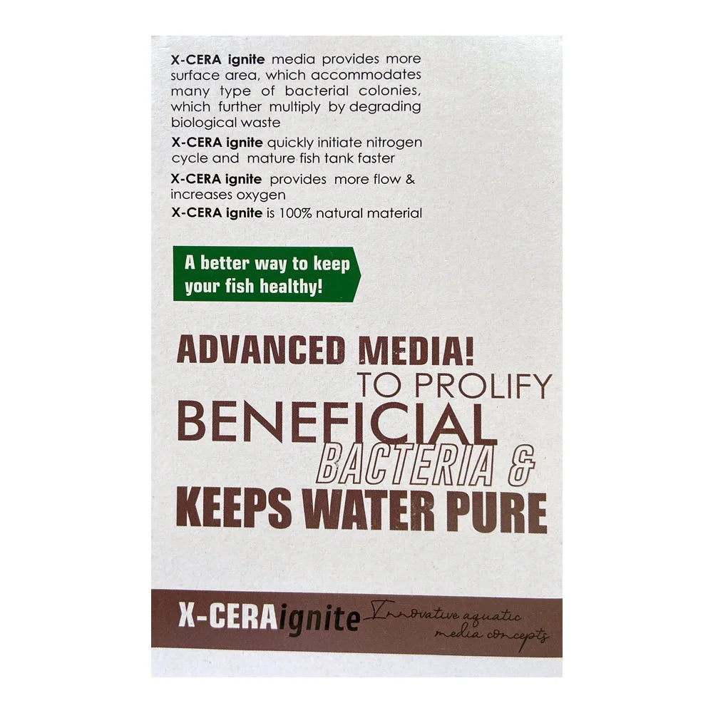 X Cera ignite | filter media | Aquatic remedies