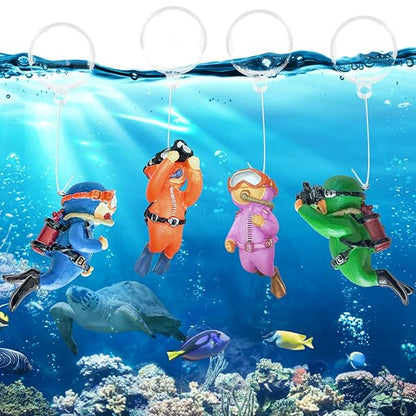 Camera man Floating Toy | scuba diver | random 1Pc