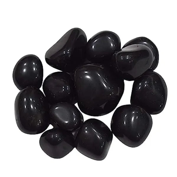 Black Polished Stones | 1 Kg