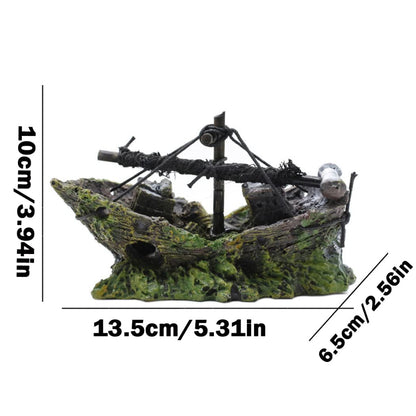 Ship Wreck | Aquarium ship decor | Broken ship