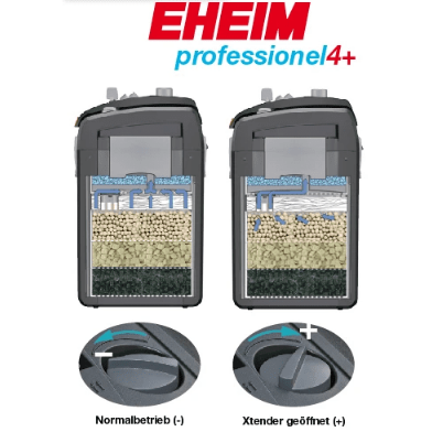 Eheim Professional 4+ 350 Canister Filter Including Media | External Aquarium Filter