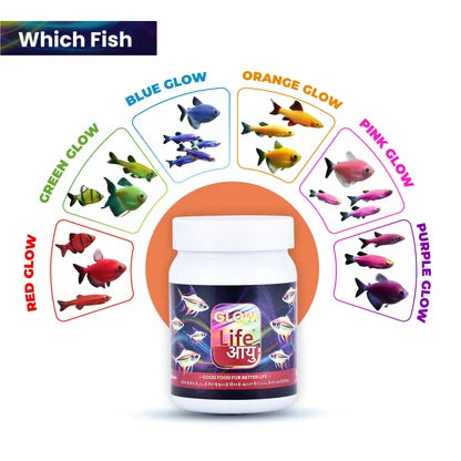 Life Aayuh Glow Fish Food 15g | Fish Food