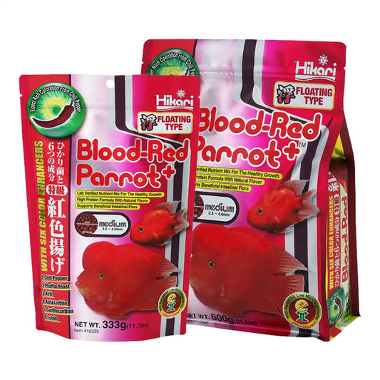 Hikari Blood red Parrot Plus | Goldfish feed | 333g