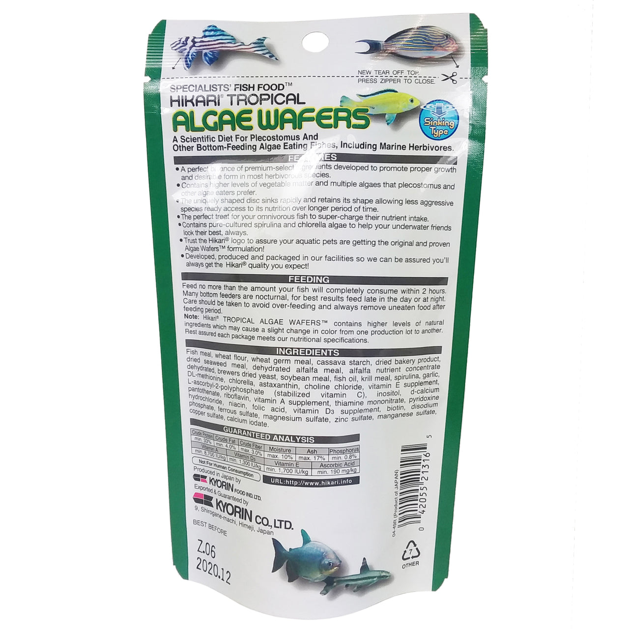 Hikari Algae wafers | Bottom feeders