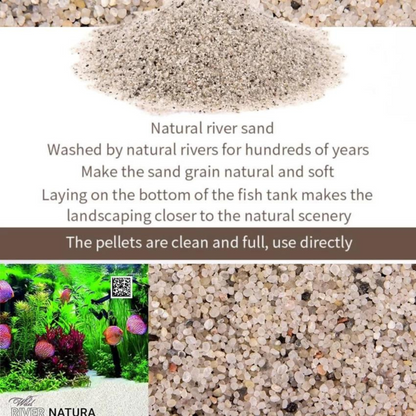 River Natura Sand 5KG | Natural Aquarium Sand | aquaric remedies