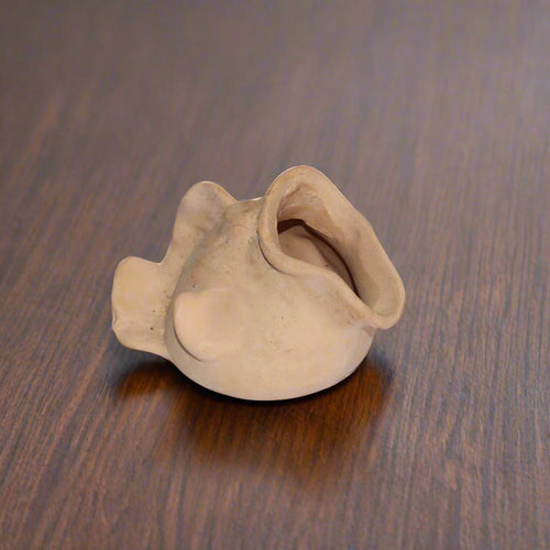 Fish mouth clay toy