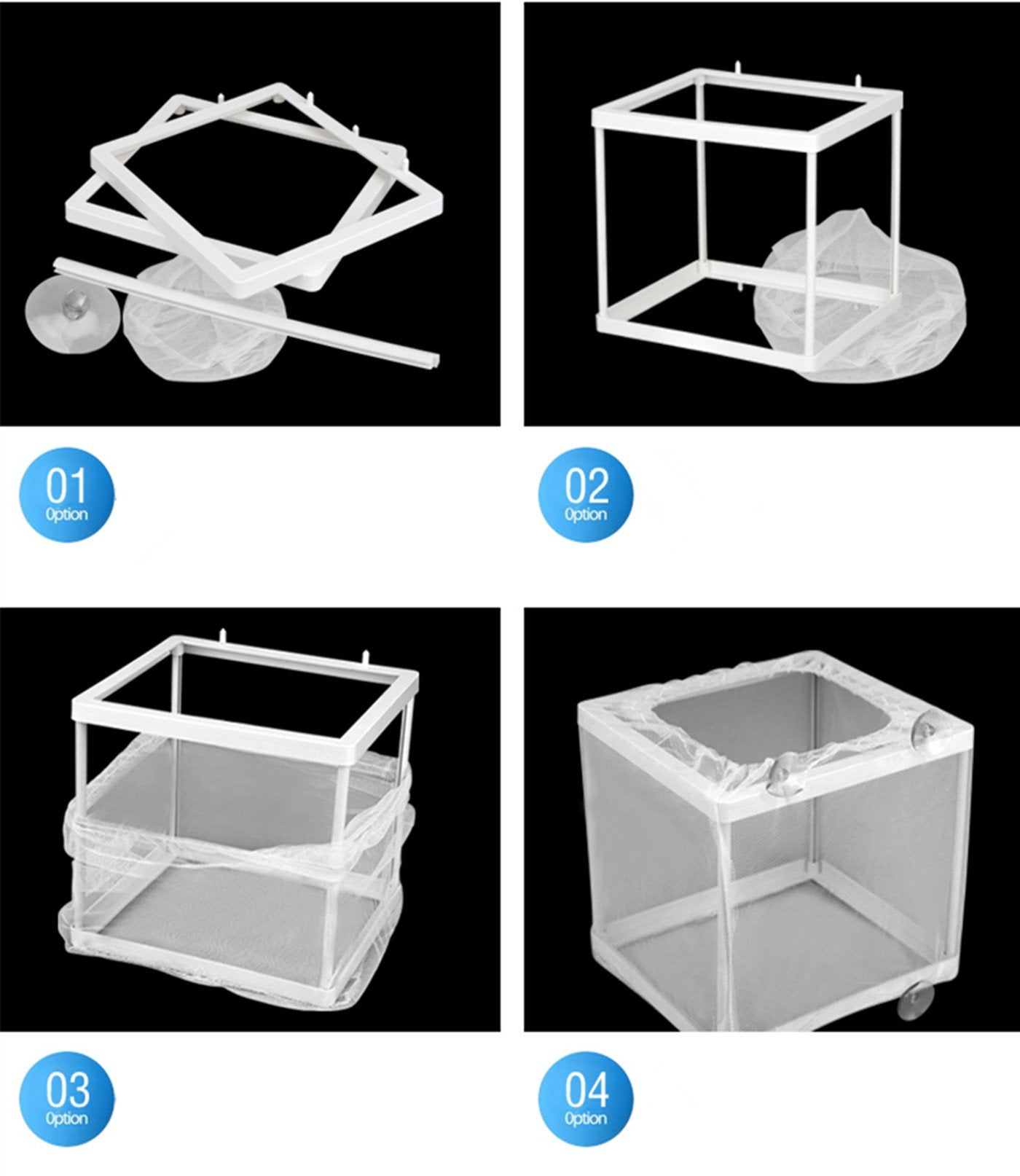 Jeneca DF-1516 & DF-1526 Fish Separation Box | Premium Acrylic Aquarium Breeding Box