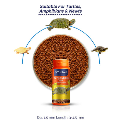 Intan Turtle Sticks | Premium Floating Turtle Food | 45g